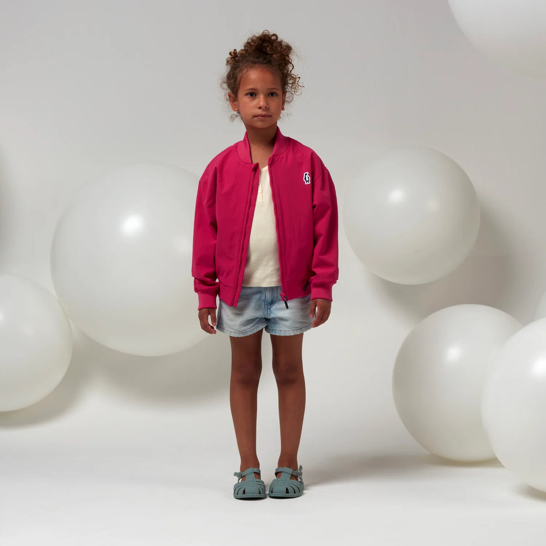 Gosoaky® BRIGHT MONKEY - cabaret pink bomber kabát