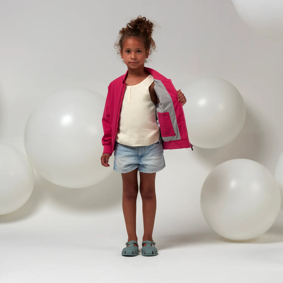 Gosoaky® BRIGHT MONKEY - cabaret pink bomber kabát