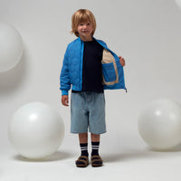 Gosoaky® PIG OUT - azure blue steppelt bomber kabát