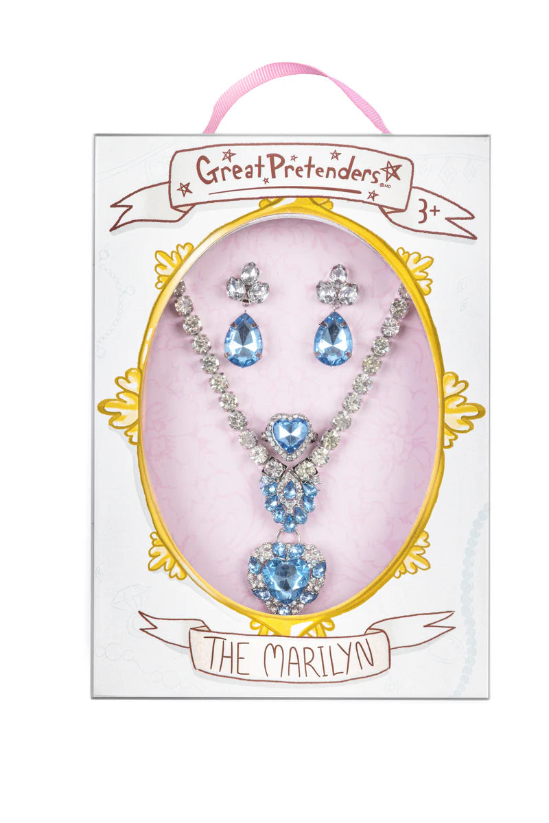 Great Pretenders® The Marilyn ékszer szett - Blue/Silver