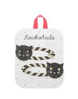Rockahula Stripy Cat fekete macskás hajcsatok