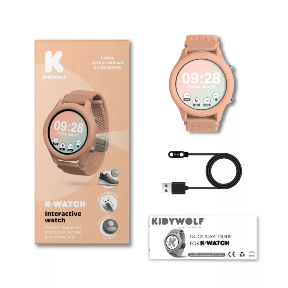 Kidywolf K-Watch interaktív karóra - Korall