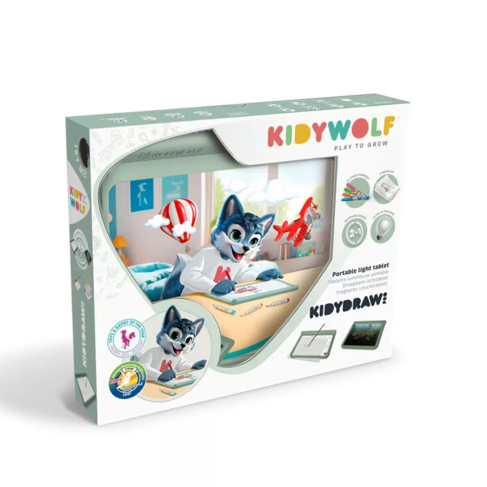 Kidywolf Pro világító tablet - Green