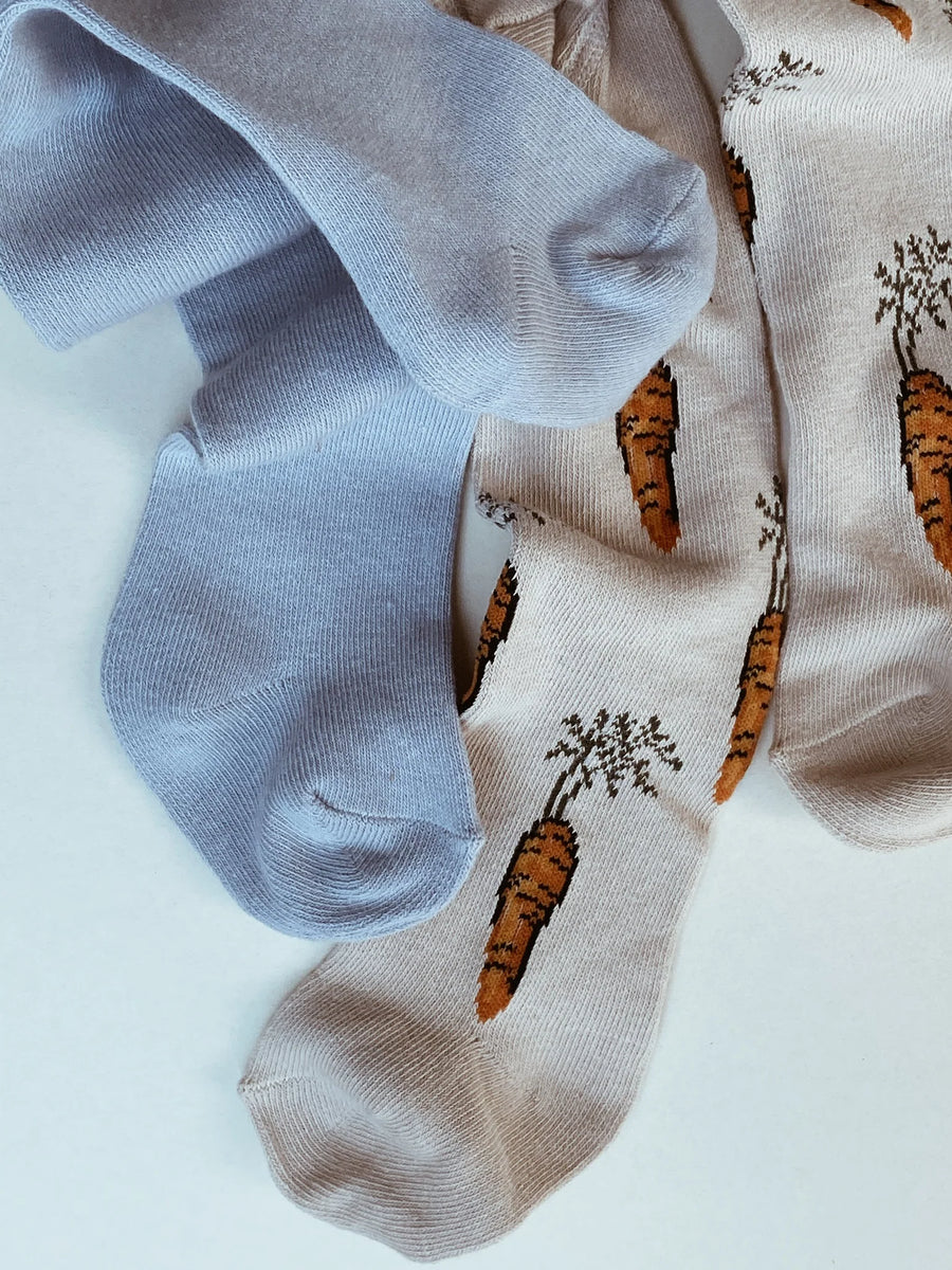 Konges Sløjd Jacquard Harisnya 2db- Pearl Blue