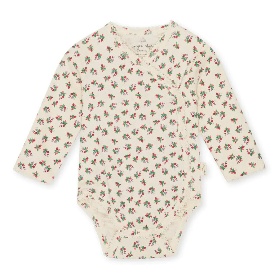 Konges Slojd® Classsic newborn body - Fleur tricolore