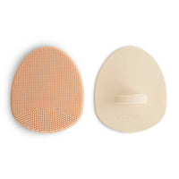 Mushie® Koszmó kefe - púderrózsaszín/homok (2 db)