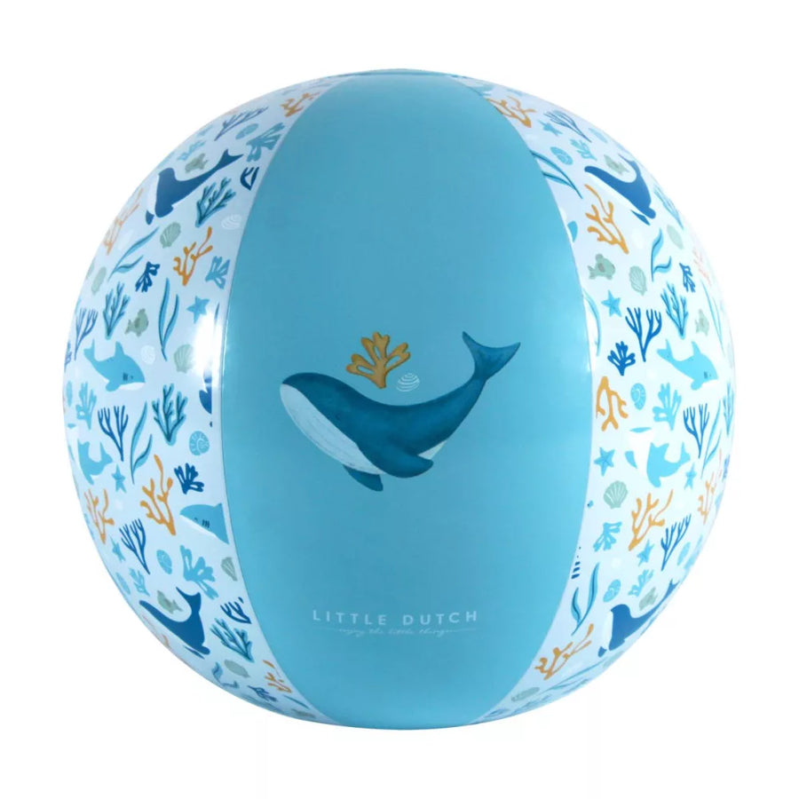 Little Dutch® Felfújható strandlabda - Ocean Dreams kék 35 cm