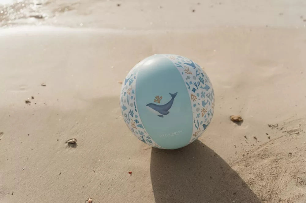 Little Dutch® Felfújható strandlabda - Ocean Dreams kék 35 cm