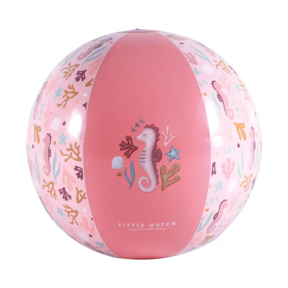 Little Dutch® Felfújható strandlabda - Ocean Dreams pink 35 cm