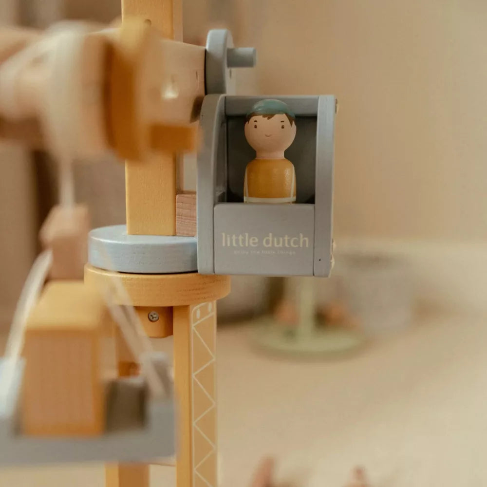 Little Dutch Daru készlet - vasúti sínpályával