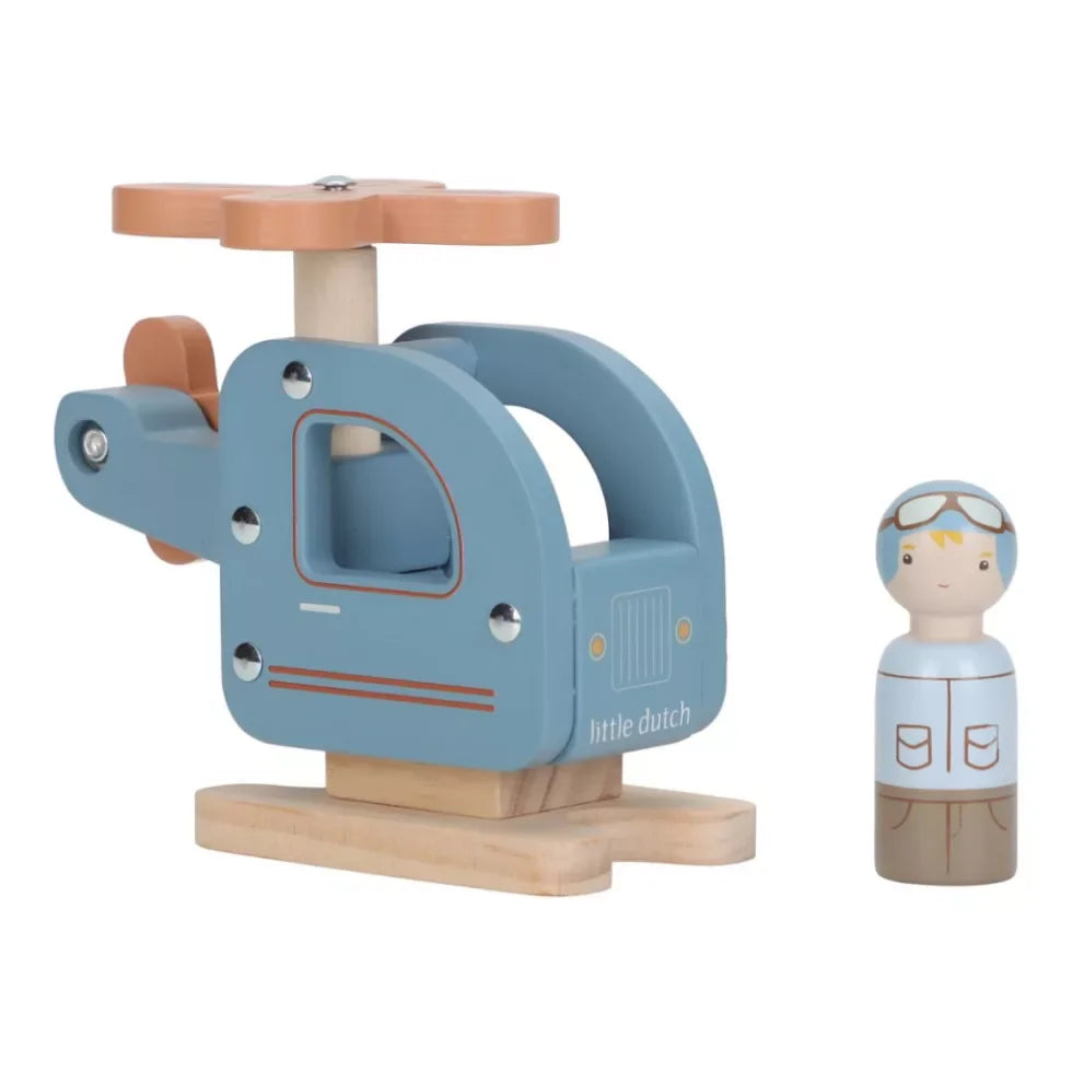 Little Dutch Helicopter with figure