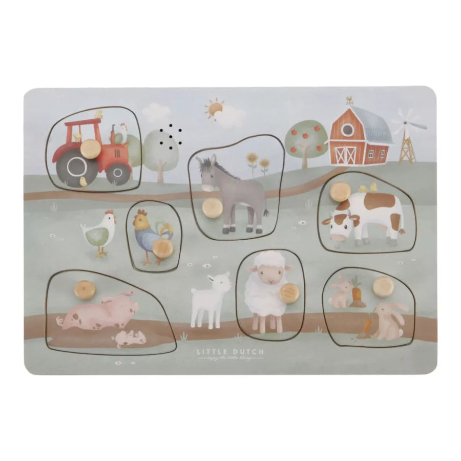 Little Dutch® Hangos puzzle - Little Farm