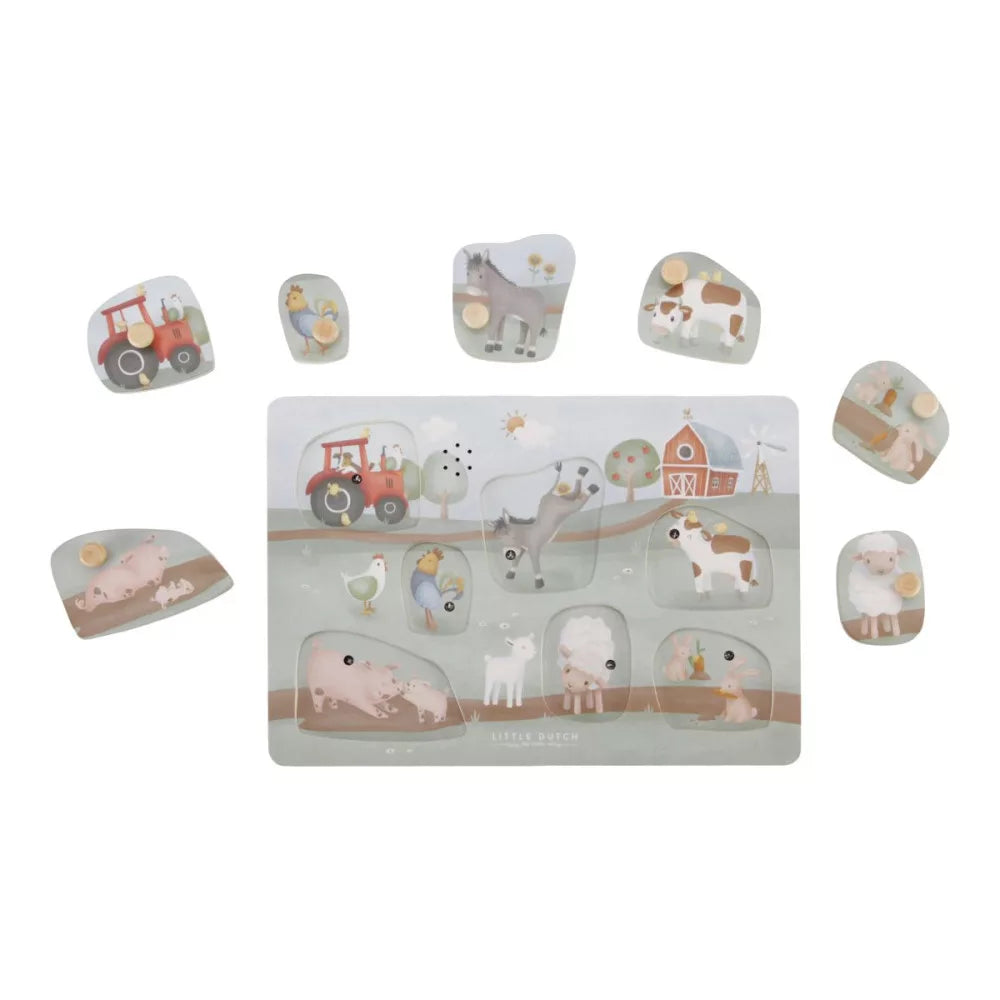 Little Dutch® Hangos puzzle - Little Farm