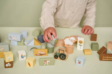 Little Dutch® Fa építőkocka 50 db - Little Farm