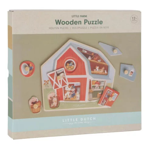 Little Dutch® Fa formabeillesztő puzzle - Little Farm