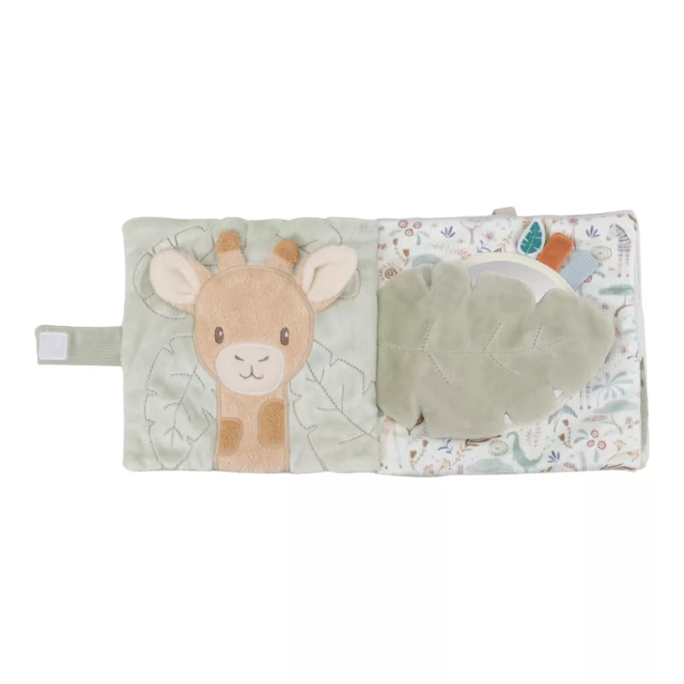 Little Dutch Textil babakönyv nagy - Safari Friends