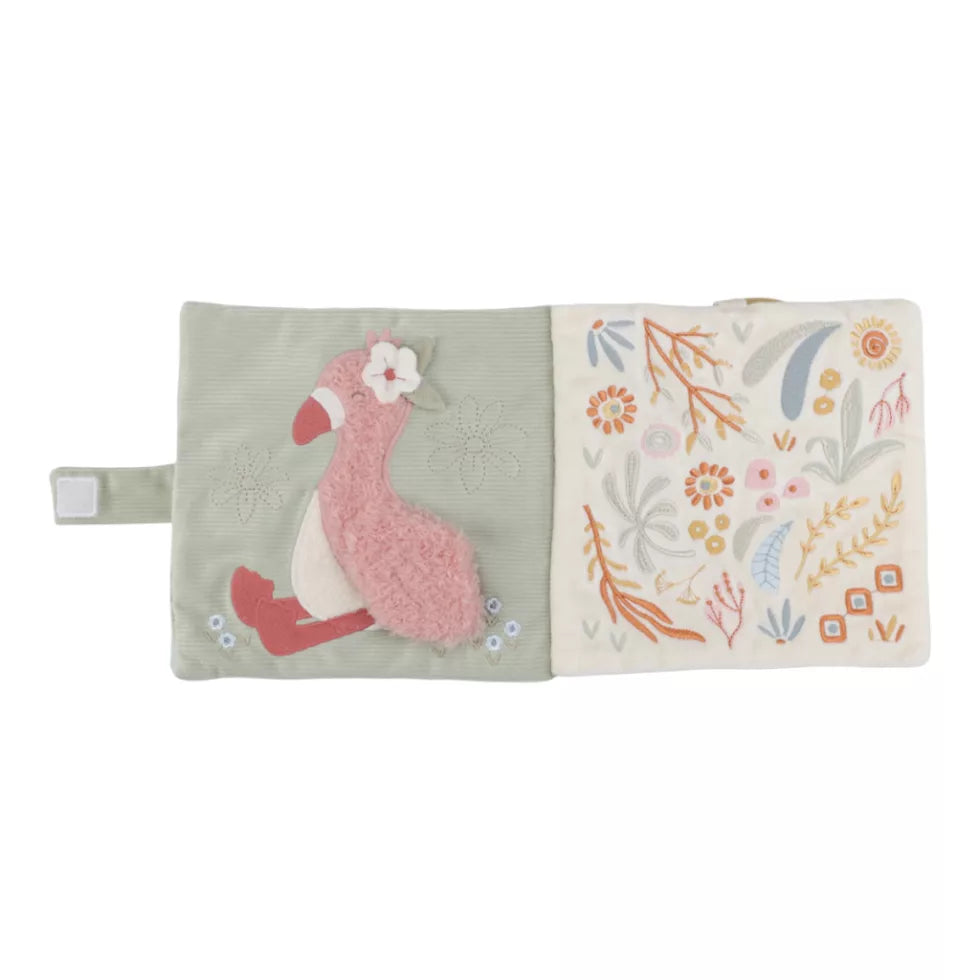 Little Dutch Textil babakönyv nagy - Safari Friends