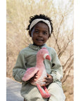 Little Dutch Plüss flamingó 35 cm - Safari Friends