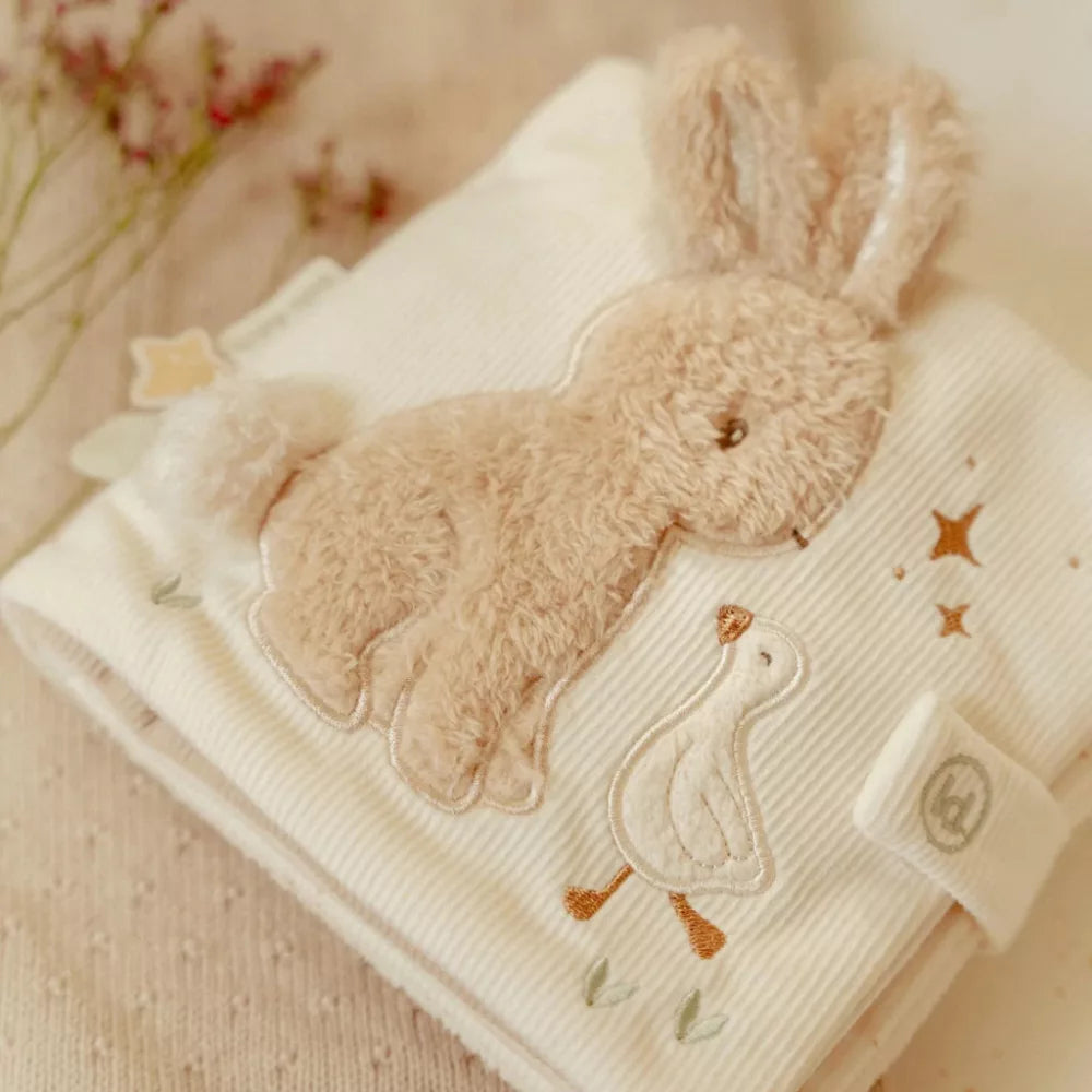 Little Dutch® Textil babakönyv nagy - Newborn Naturals