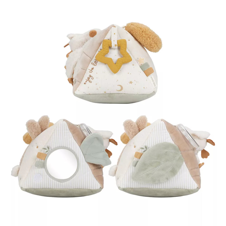 Little Dutch® Plüss készségfejlesztő háromszög - Newborn Naturals