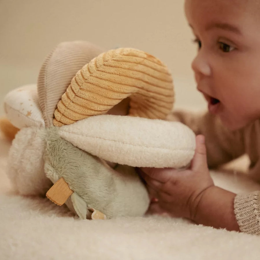 Little Dutch® Készségfejlesztő plüss labda - Newborn Naturals