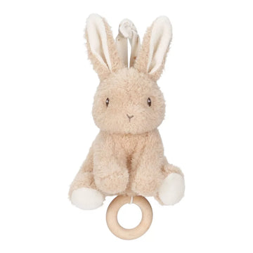Little Dutch Felhúzható zenélő nyuszi - Newborn Naturals