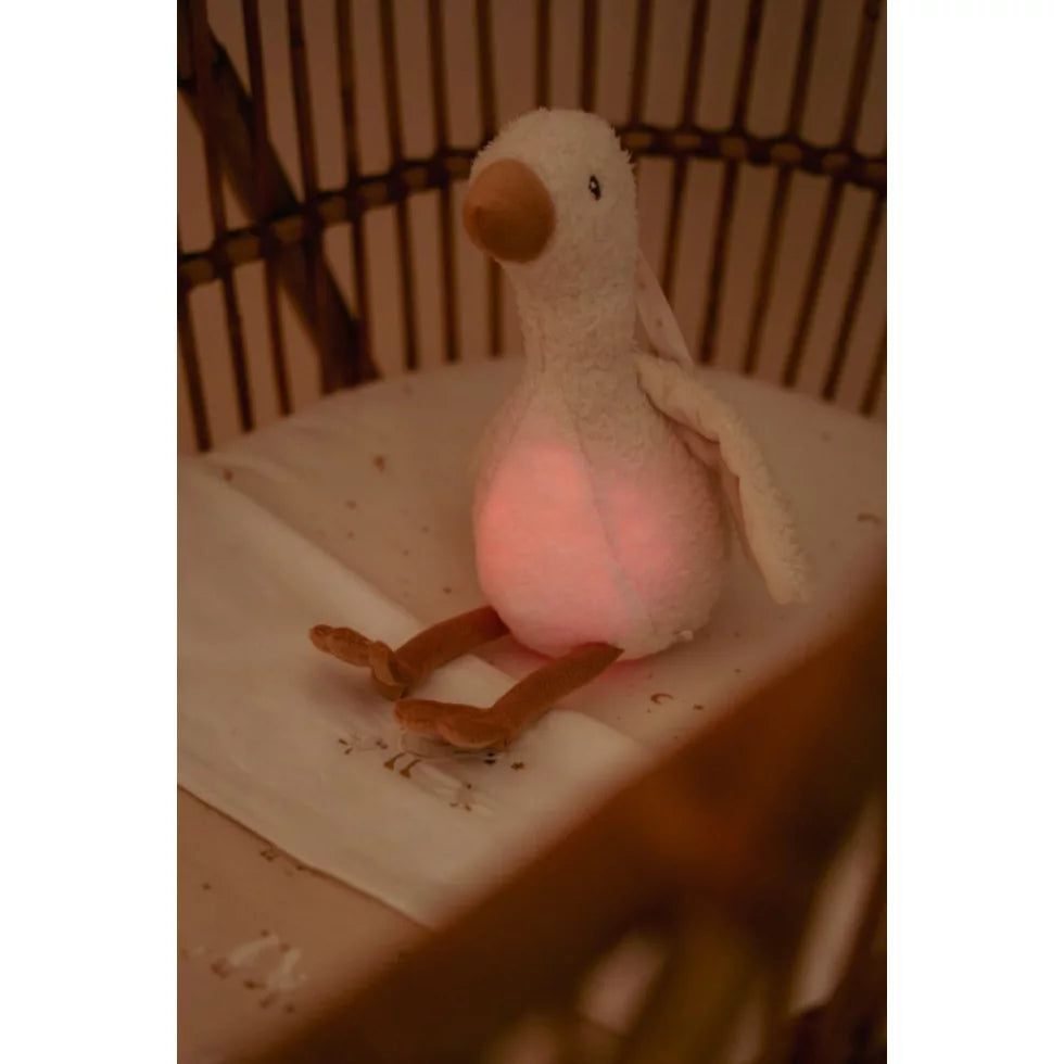 Little Dutch Alvást segítő zenélő gúnár éjjeli fénnyel - Newborn Naturals