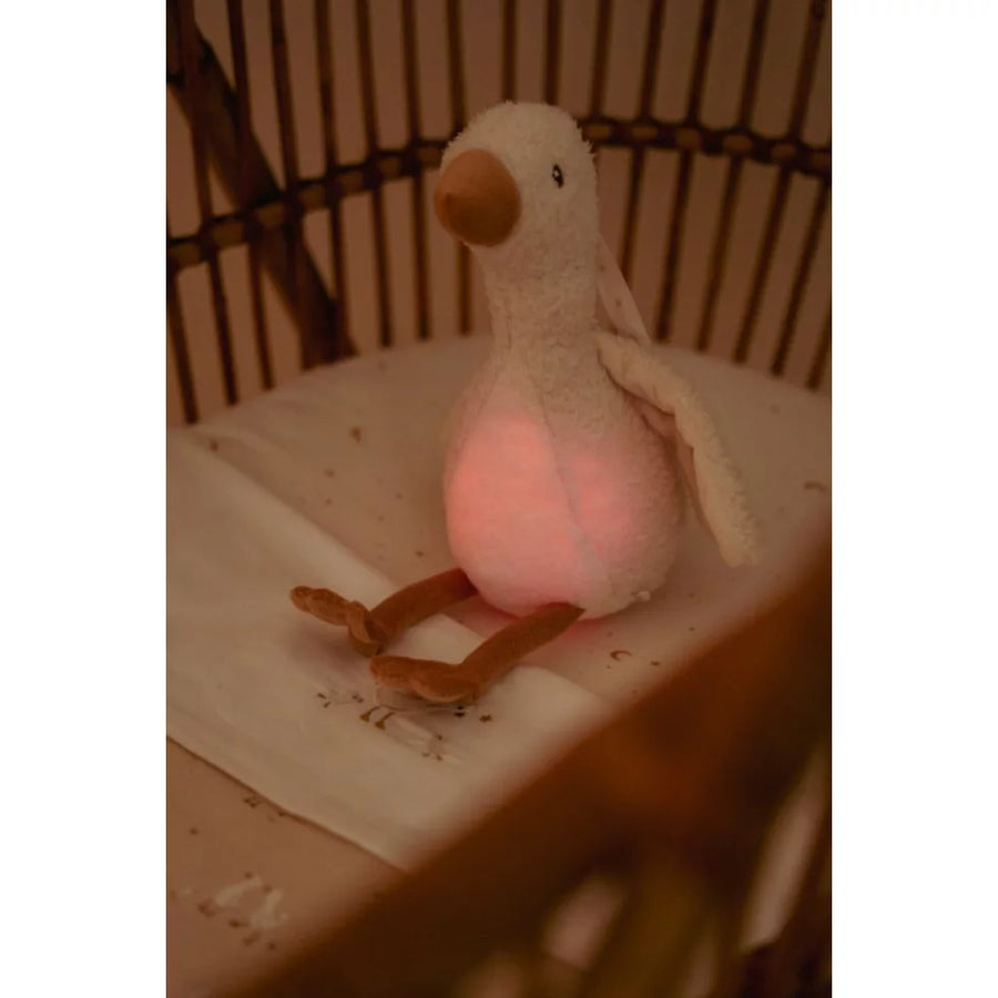 Little Dutch Alvást segítő zenélő gúnár éjjeli fénnyel - Newborn Naturals