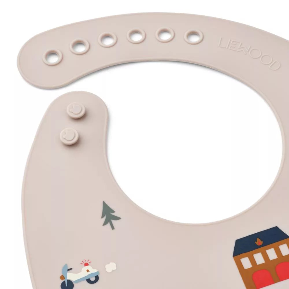 Liewood® TILDA bib - Emergency vehicles/ Sandy