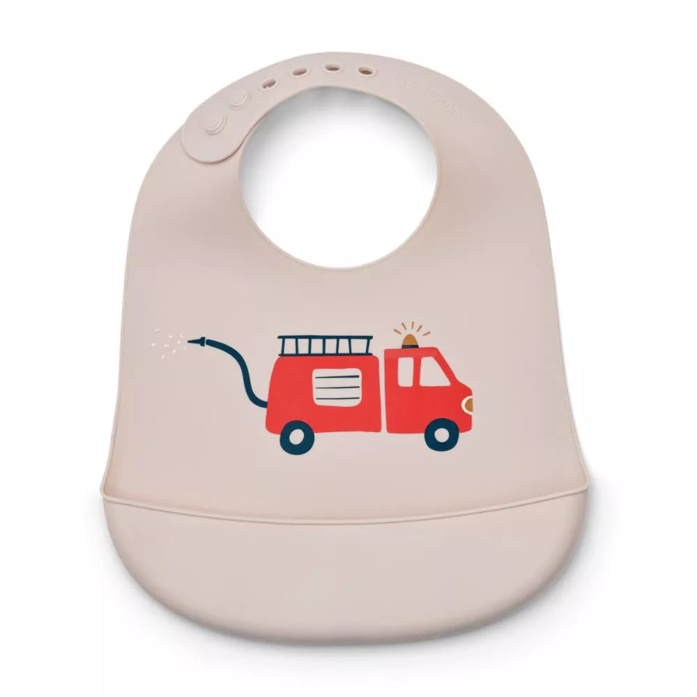 Liewood® TILDA bib - Emergency vehicles/ Sandy
