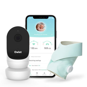 Owlet® Monitor Duo – Owlet Okos Zokni (Menta) 3 és Owlet Kamera 2