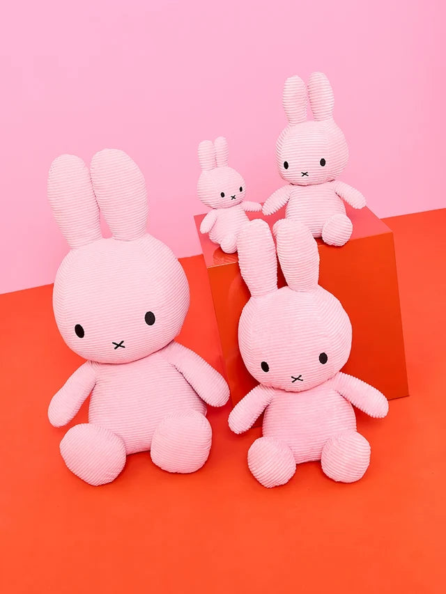 Bon Ton Toys Miffy Kordbársony plüss (50cm) - Pink