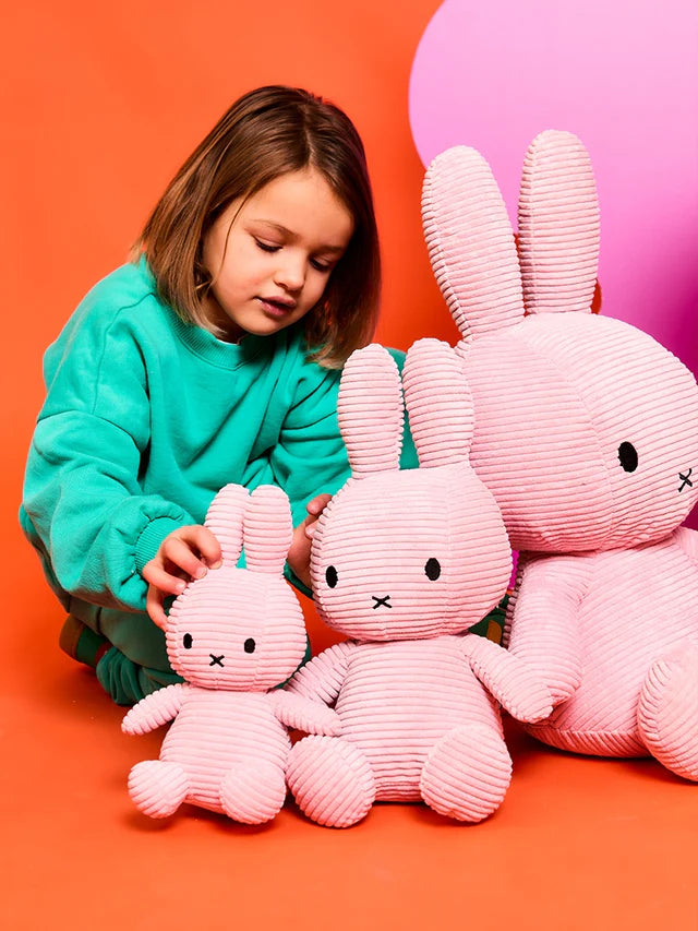 Bon Ton Toys - Miffy Kordbársony 23 cm - Pink