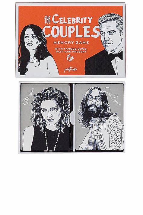Printworks® Celebrity couples memória játék