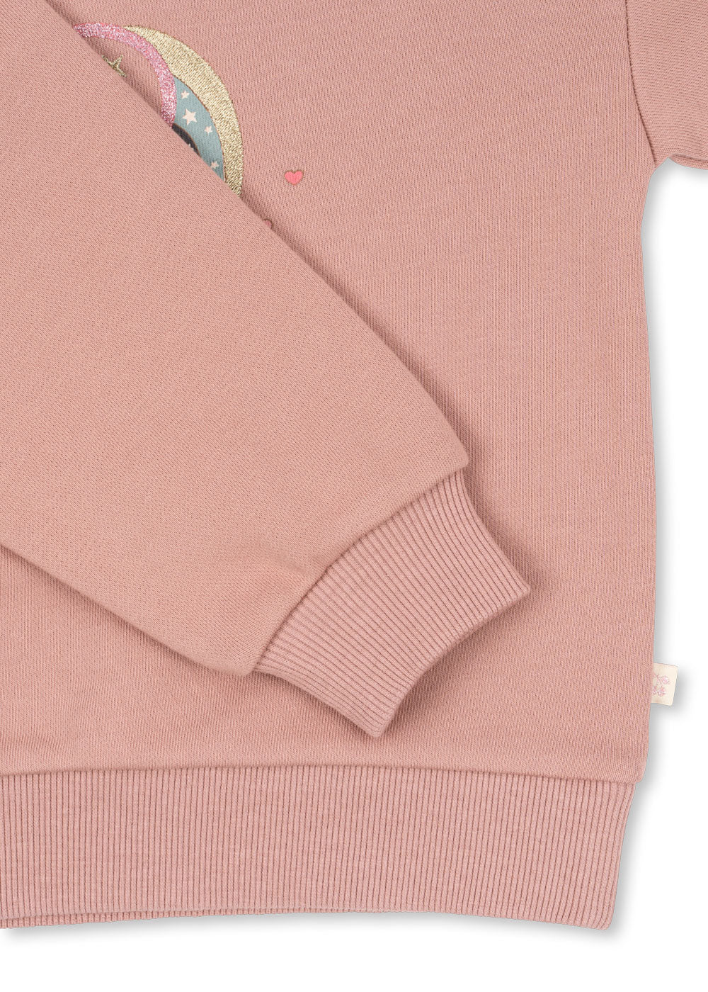 Konges Slojd® Lou Sweat glitteres pulóver - mahogany rose