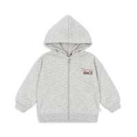 Konges Slojd® Lou Sweat kapucnis pulóver - Grey melange