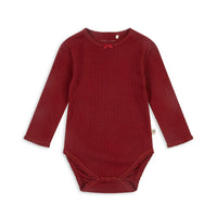 Konges Slojd® Minnie body - Red dahlia