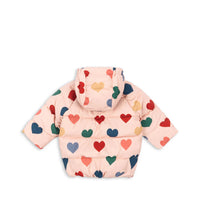 Konges Sløjd® Nuka kabát - Coeur rose coloré