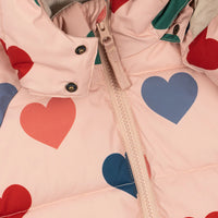 Konges Sløjd® Nuka kabát - Coeur rose coloré