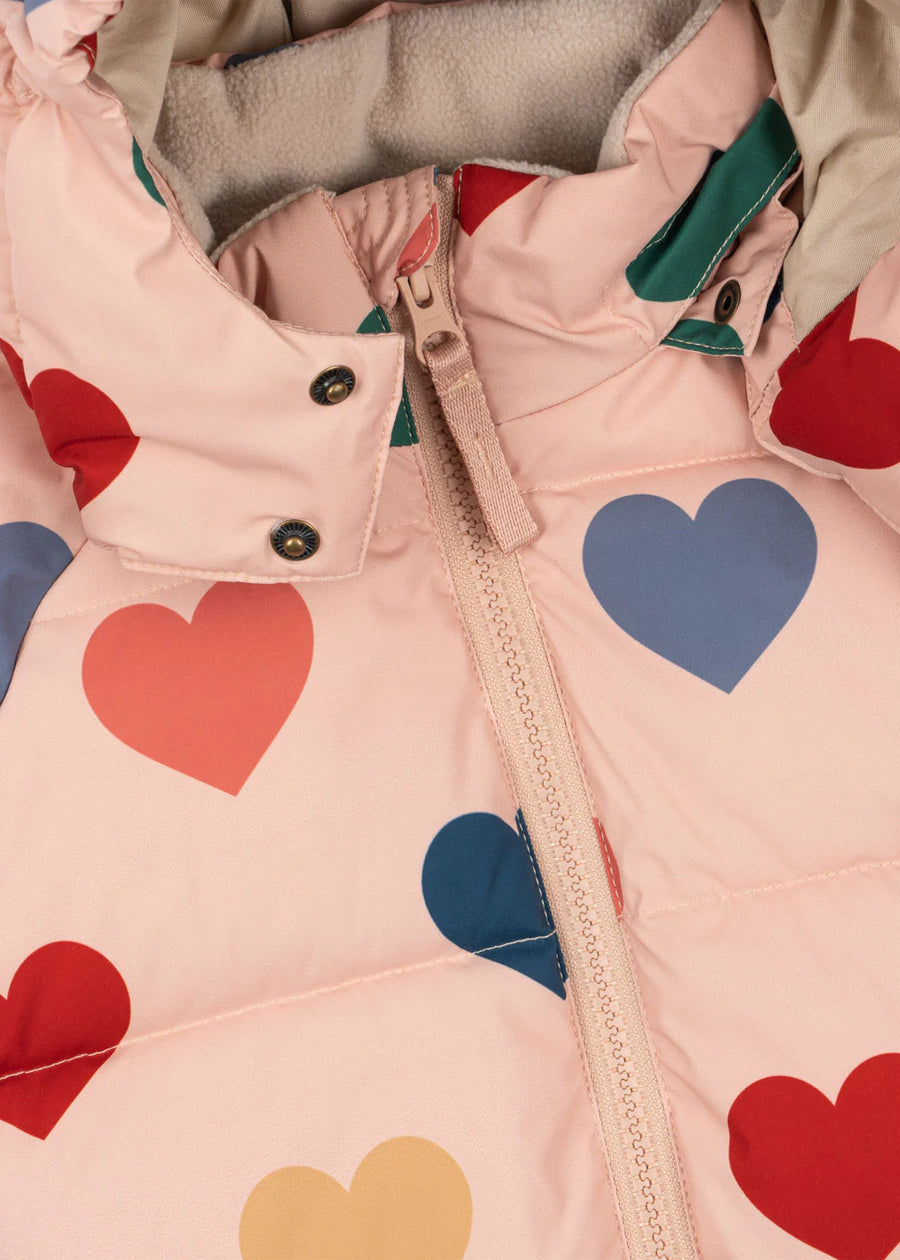 Konges Sløjd® Nuka kabát - Coeur rose coloré