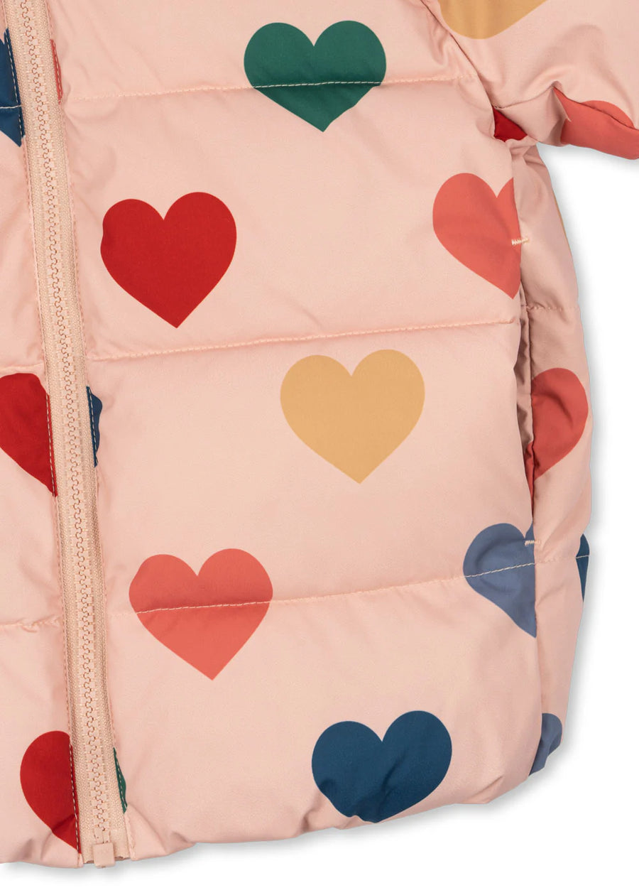 Konges Sløjd® Nuka kabát - Coeur rose coloré