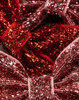 Konges Sløjd 4 db-os Masnis Hajcsat-készlet - Red Glitter/ Rose Glitter