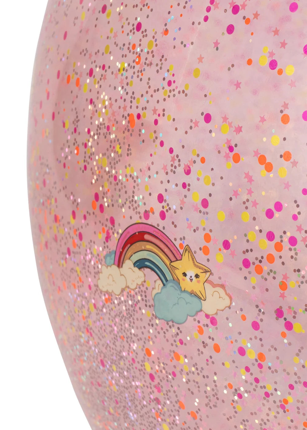 Konges Sløjd Glitteres Ugrálólabda - Rainbow