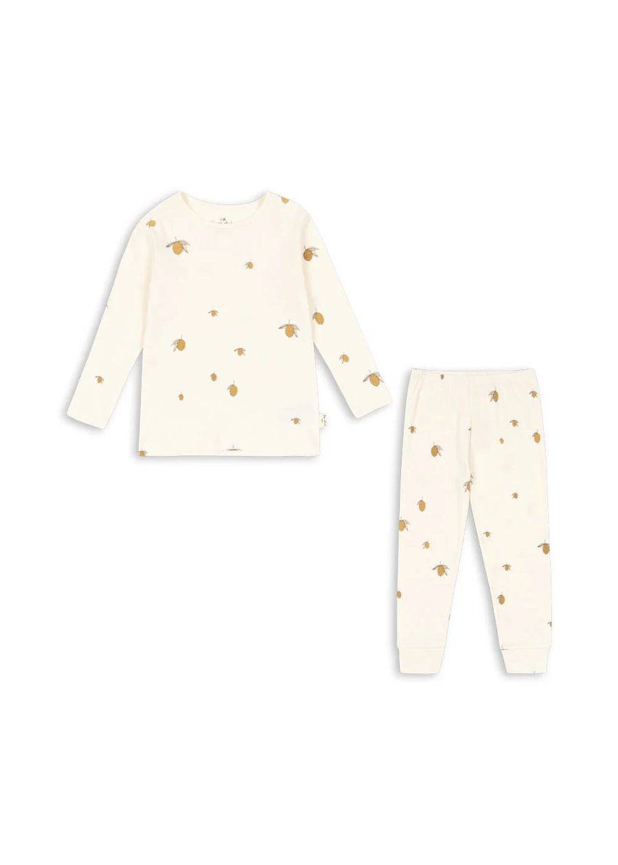 Konges Sløjd Pizsama Szett - Lemon