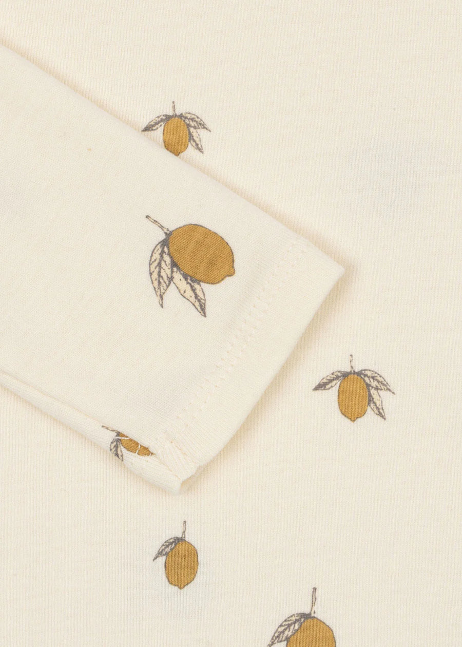 Konges Sløjd Pizsama Szett - Lemon