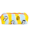 Szilikon fekvő tolltartó díszekkel- Snoopy & Woodstock - Peanuts