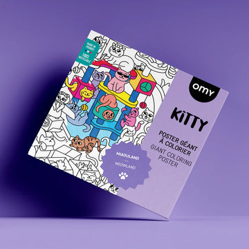 OMY® Színező poszter - Kitty