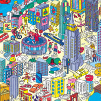 OMY Színező Óriás poszter - New York City