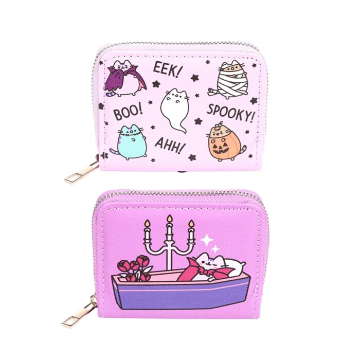 Pénztárca, Cipzáras, Kicsi - Halloweeni Pusheen Macska