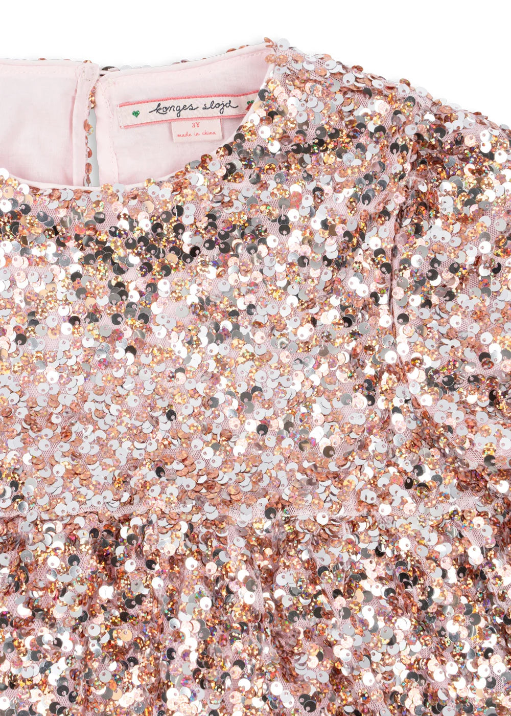 Konges Sløjd Lila Sequins Ruha - Grey/Rosa